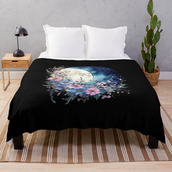 Item preview, Flowers in the Moon Tshirt designed and sold by SweetEvolution.