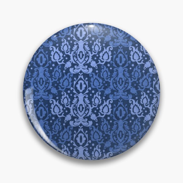 Item preview, Moroccan Casbah Blue Damask designed and sold by AntiqueImages.