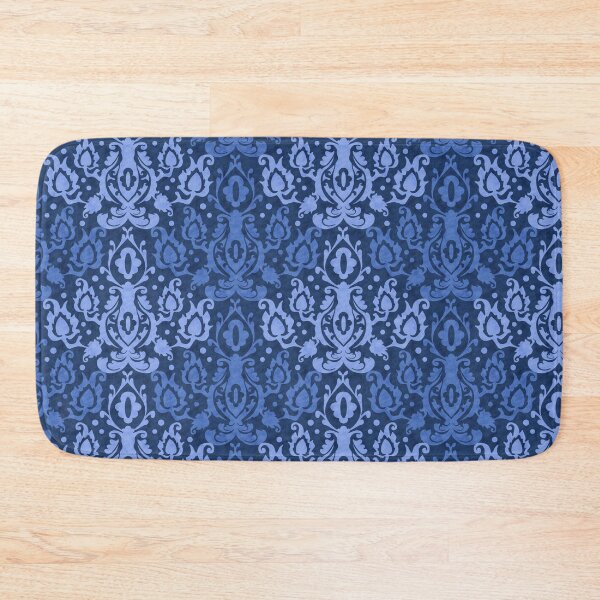 Item preview, Moroccan Casbah Blue Damask designed and sold by AntiqueImages.