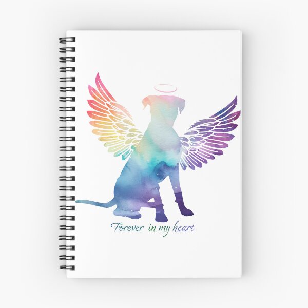 Item preview, Boxer Angel Wings Rainbow Bridge Pet Loss keepsakes designed and sold by ElizInspires.