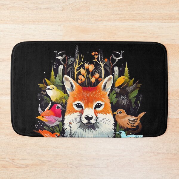 Item preview, Fox & bird in nature designed and sold by PaTToStudio.