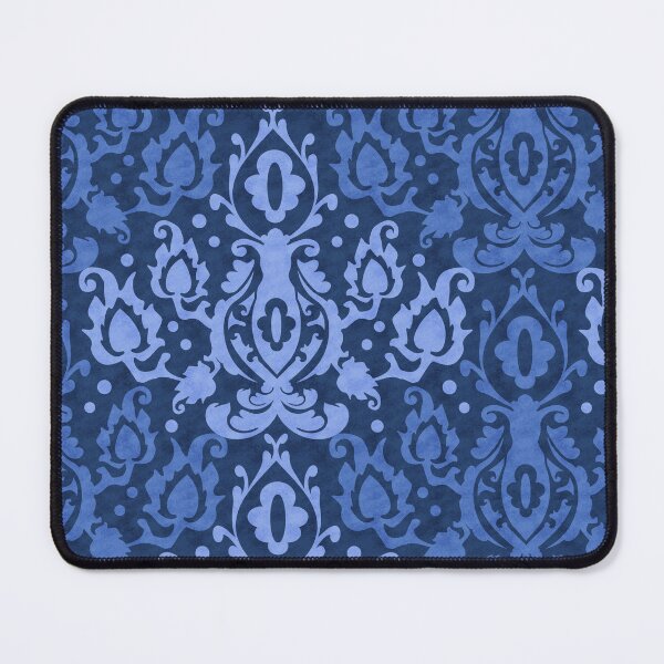 Item preview, Moroccan Casbah Blue Damask designed and sold by AntiqueImages.