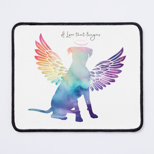 Item preview, Boxer Angel Wings Rainbow Bridge Pet Loss keepsakes designed and sold by ElizInspires.