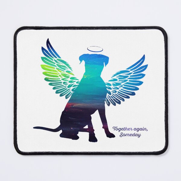 Item preview, Boxer Angel Wings Rainbow Bridge Pet Loss keepsakes designed and sold by ElizInspires.