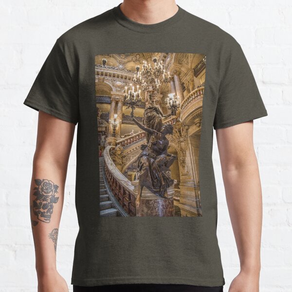 France. Paris. Opera Garnier. Chandelier. Classic T-Shirt