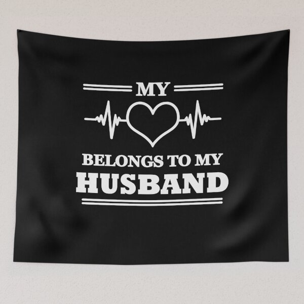 Item preview, My heart belongs to my husband designed and sold by TrendyDesigns.