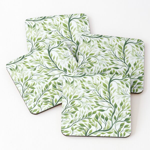 Item preview, Canopy of Slender Branches with Green Leaves designed and sold by TheFrenchVegan.