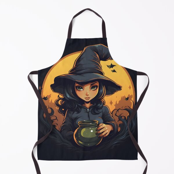 Item preview, Halloween Cartoon Witch designed and sold by Ou-SunShine.