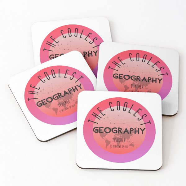 Item preview, The coolest geography teacher, Teacher Day designed and sold by ArtiDann.