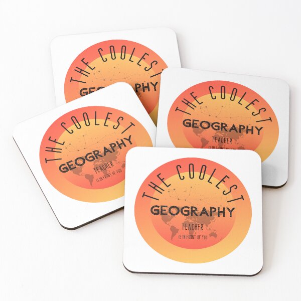 Item preview, The coolest geography teacher, Teacher Day designed and sold by ArtiDann.