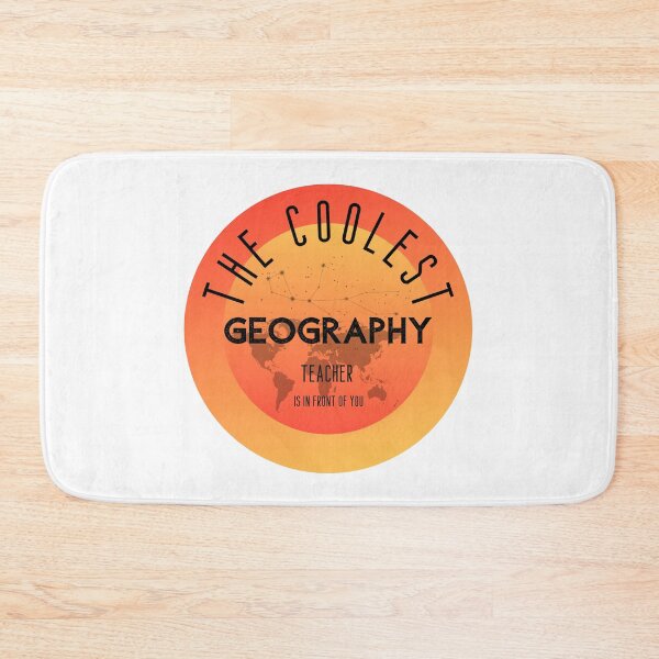 Item preview, The coolest geography teacher, Teacher Day designed and sold by ArtiDann.