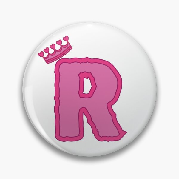 Artikelvorschau, Rosa Buchstabe R entworfen und verkauft von AFJ-Creative.