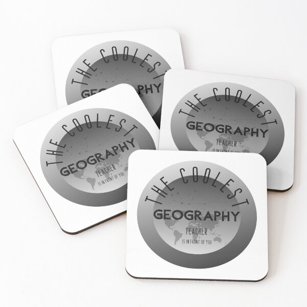Item preview, The coolest geography teacher, Teacher Day designed and sold by ArtiDann.