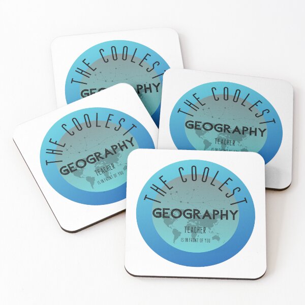 Item preview, The coolest geography teacher, Teacher Day designed and sold by ArtiDann.