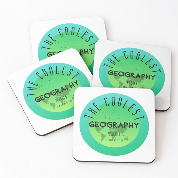 Item preview, The coolest geography teacher, Teacher Day designed and sold by ArtiDann.