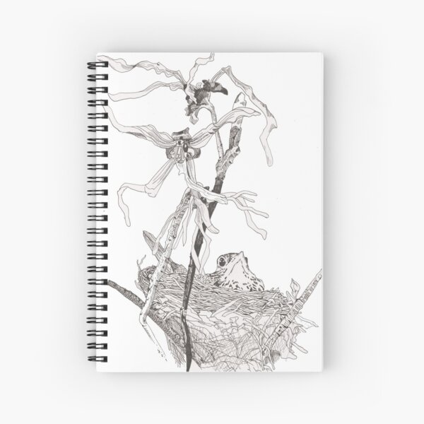 Item preview, Wood Thrush and Witch Hazel designed and sold by ChloeBirnie.
