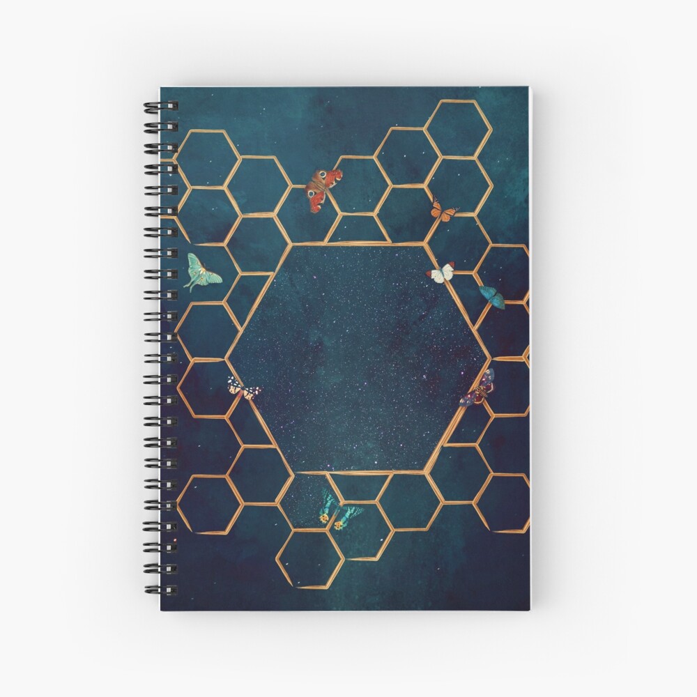 Butterfly invasion Spiral Notebook