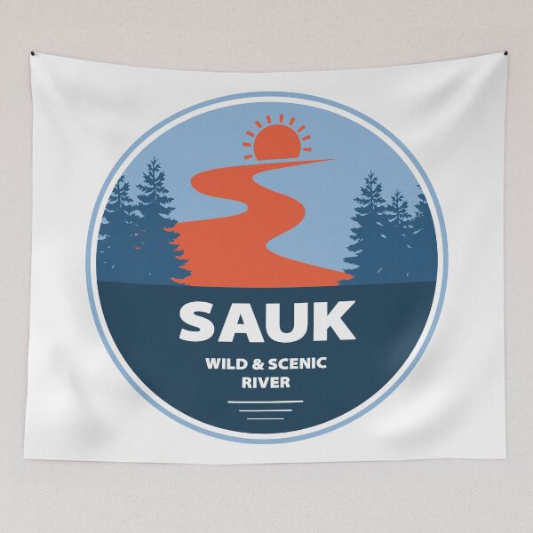 Item preview, Sauk Wild And Scenic River Washington designed and sold by Esskay Designs.