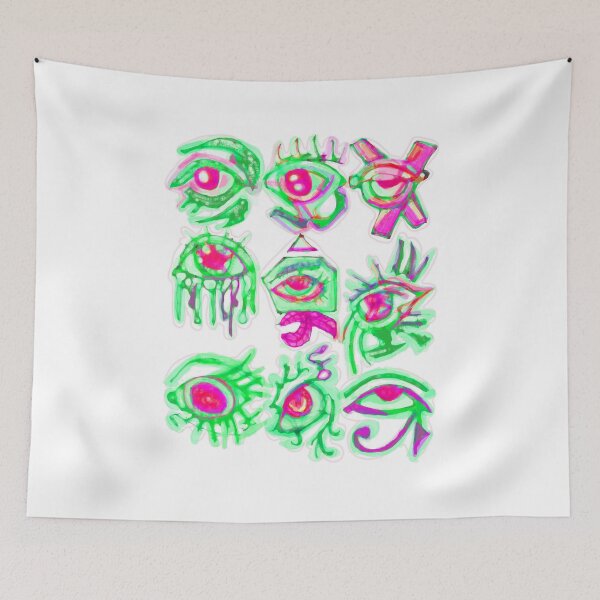 Item preview, eye green red designed and sold by giomalart.