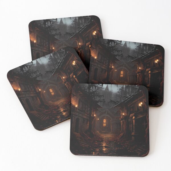 Item preview, graveyard alley dark academia gothic cottagecore decor designed and sold by Mehak  Khan.