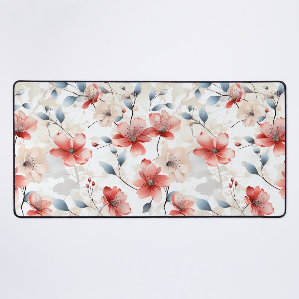 Item preview, Delicate Flowers Intertwining with Soft Leaves designed and sold by TheFrenchVegan.