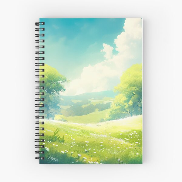 Item preview, Sunny Green Meadows designed and sold by TheThreePixels.