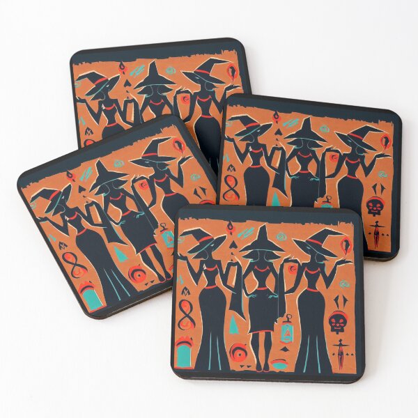 Item preview, Egyptian Witches Halloween 1 designed and sold by CrankyOldDude.