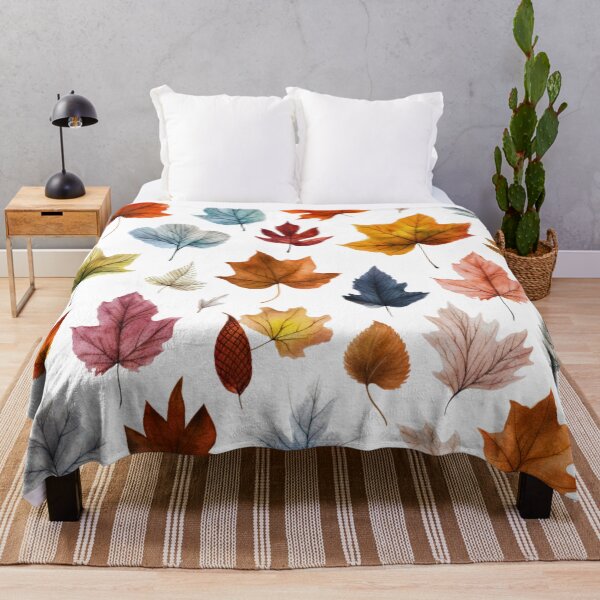 Item preview, Watercolor style fall leaves designed and sold by LazyLifestyle.