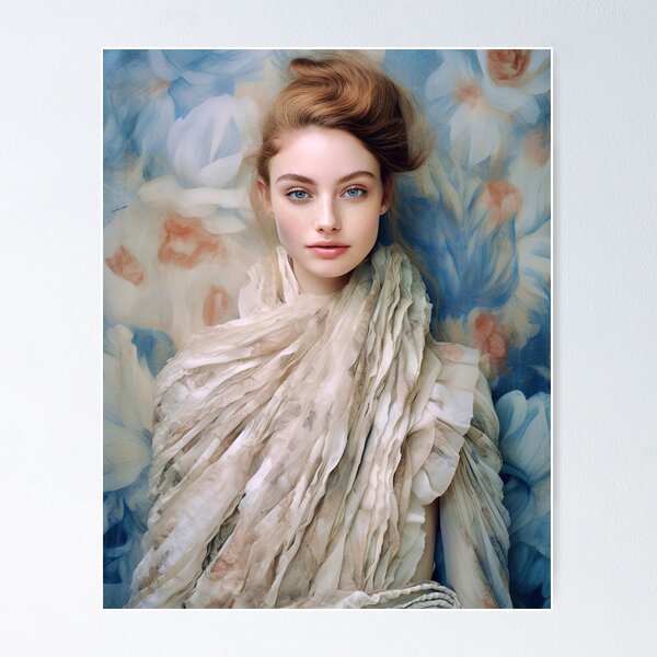 Item preview, Beautiful woman aesthetic portrait designed and sold by kosmicwoman.