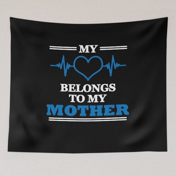 Item preview, My heart belongs to my mother designed and sold by TrendyDesigns.