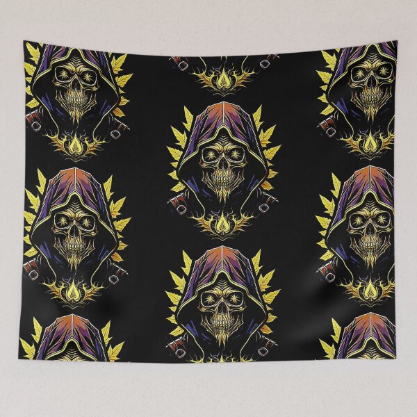 Item preview, Mystical hooded death with flame designed and sold by FlowerandDesing.