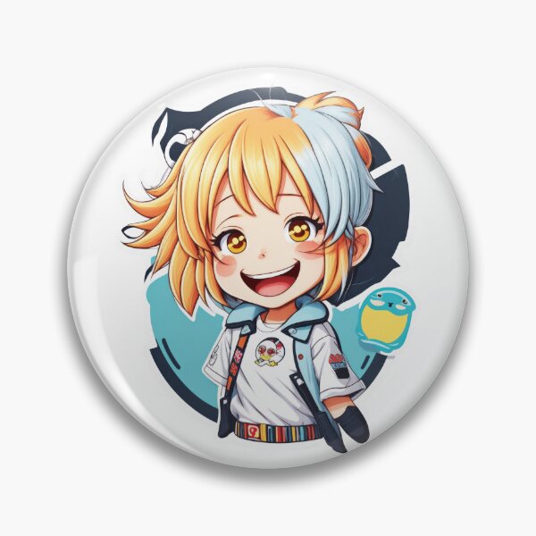 Item preview, Smiling little girl in anime style T-shirt designed and sold by AIPICCRAFT.