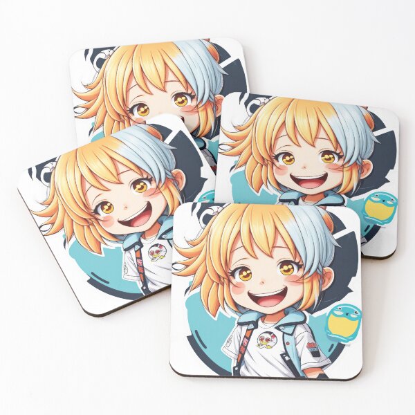 Item preview, Smiling little girl in anime style T-shirt designed and sold by AIPICCRAFT.