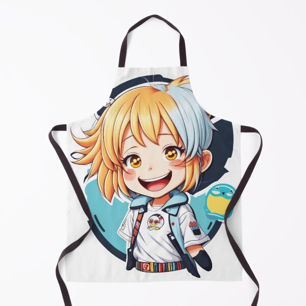 Item preview, Smiling little girl in anime style T-shirt designed and sold by AIPICCRAFT.