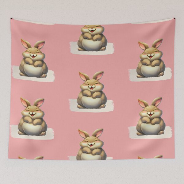 Item preview, Cute fat rabbit designed and sold by SoChaDa.