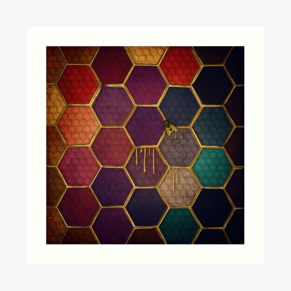 Nectar and Bees Art Print
