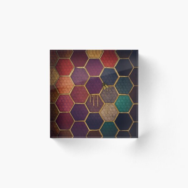 Nectar and Bees Acrylic Block