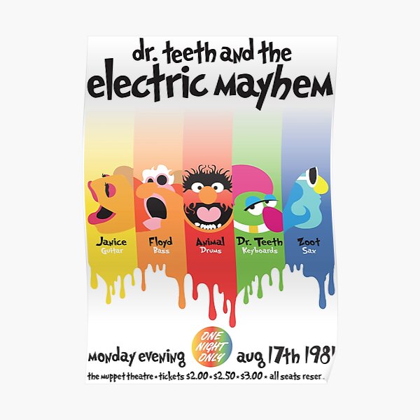 Dr. Teeth and the Electric Mayhem Poster