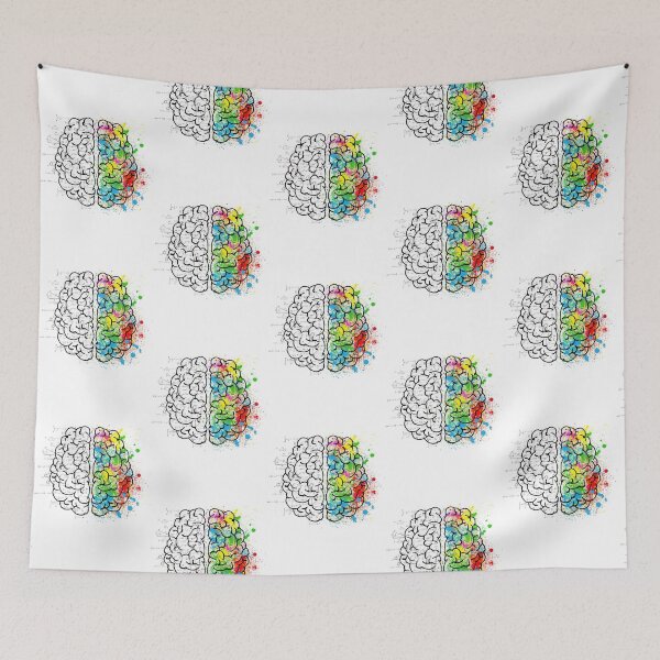 Item preview, BEAUTIFUL NERDY BRAIN  designed and sold by Moonbloodmoon.