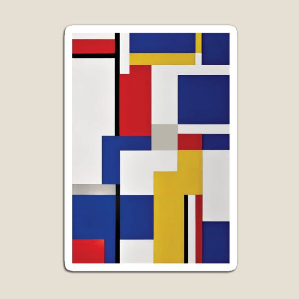 Item preview, A Piet Mondrian Style Painting designed and sold by Belartee.