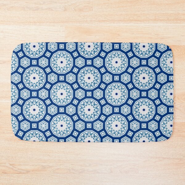 Item preview, Persian tiles,blue tiles,Moroccan,circles,geometric shapes  designed and sold by MariaMarinova.