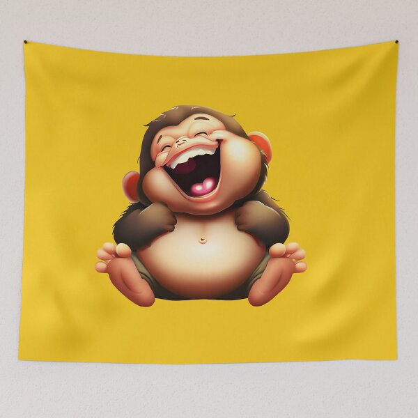 Item preview, Cute fat monkey designed and sold by SoChaDa.