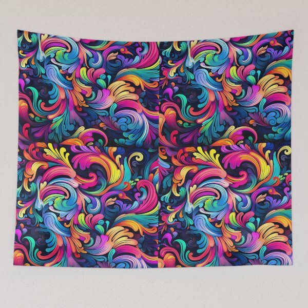 Item preview, Psychedelic pattern designed and sold by Beyond The Veil.