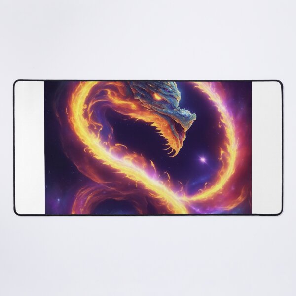 Item preview, Celestial Power Unleashed: The Radiant serpent in a Cosmic Maelstrom designed and sold by RedArtG09.