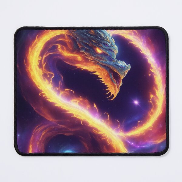 Item preview, Celestial Power Unleashed: The Radiant serpent in a Cosmic Maelstrom designed and sold by RedArtG09.