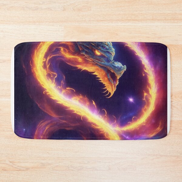 Item preview, Celestial Power Unleashed: The Radiant serpent in a Cosmic Maelstrom designed and sold by RedArtG09.