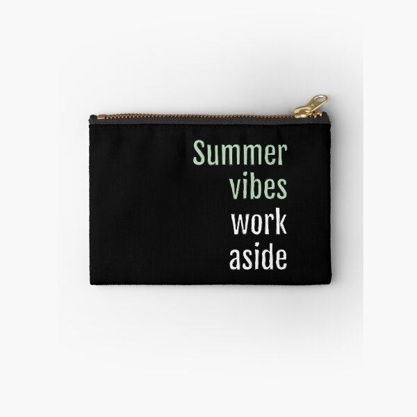 Item preview, Summer vibes, work aside (Black Edition) designed and sold by QuotopiaThreads.