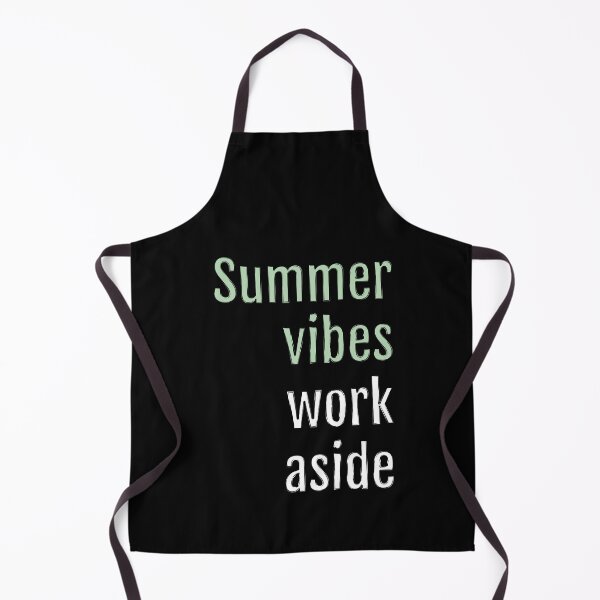 Item preview, Summer vibes, work aside (Black Edition) designed and sold by QuotopiaThreads.