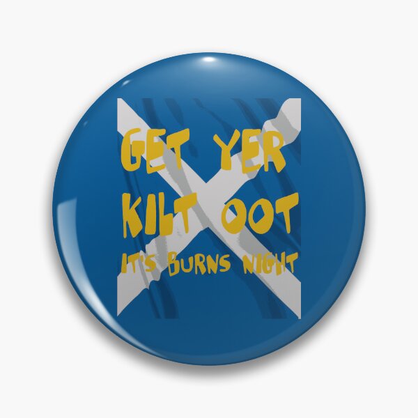 Item preview, Get Yer Kilt Oot Its Burns Night Text With Saltire  designed and sold by taiche.