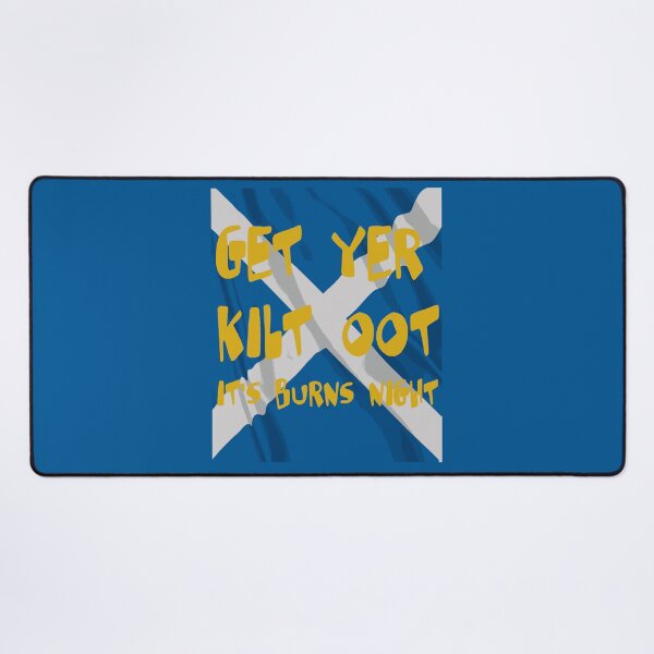 Item preview, Get Yer Kilt Oot Its Burns Night Text With Saltire designed and sold by taiche.